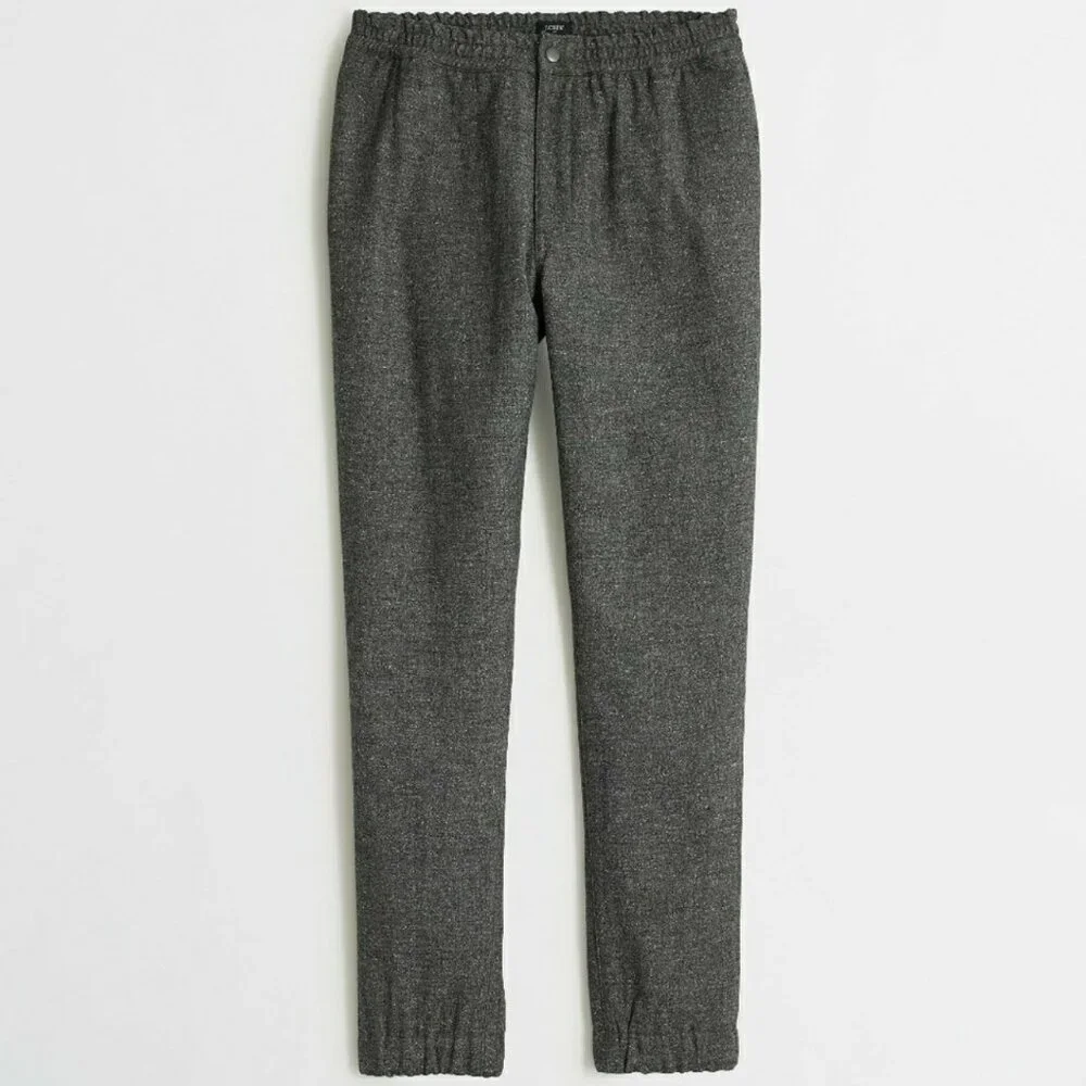J. CREW Men's EUC Wool Stadium Jogger Pant‎ Gray | Size XS